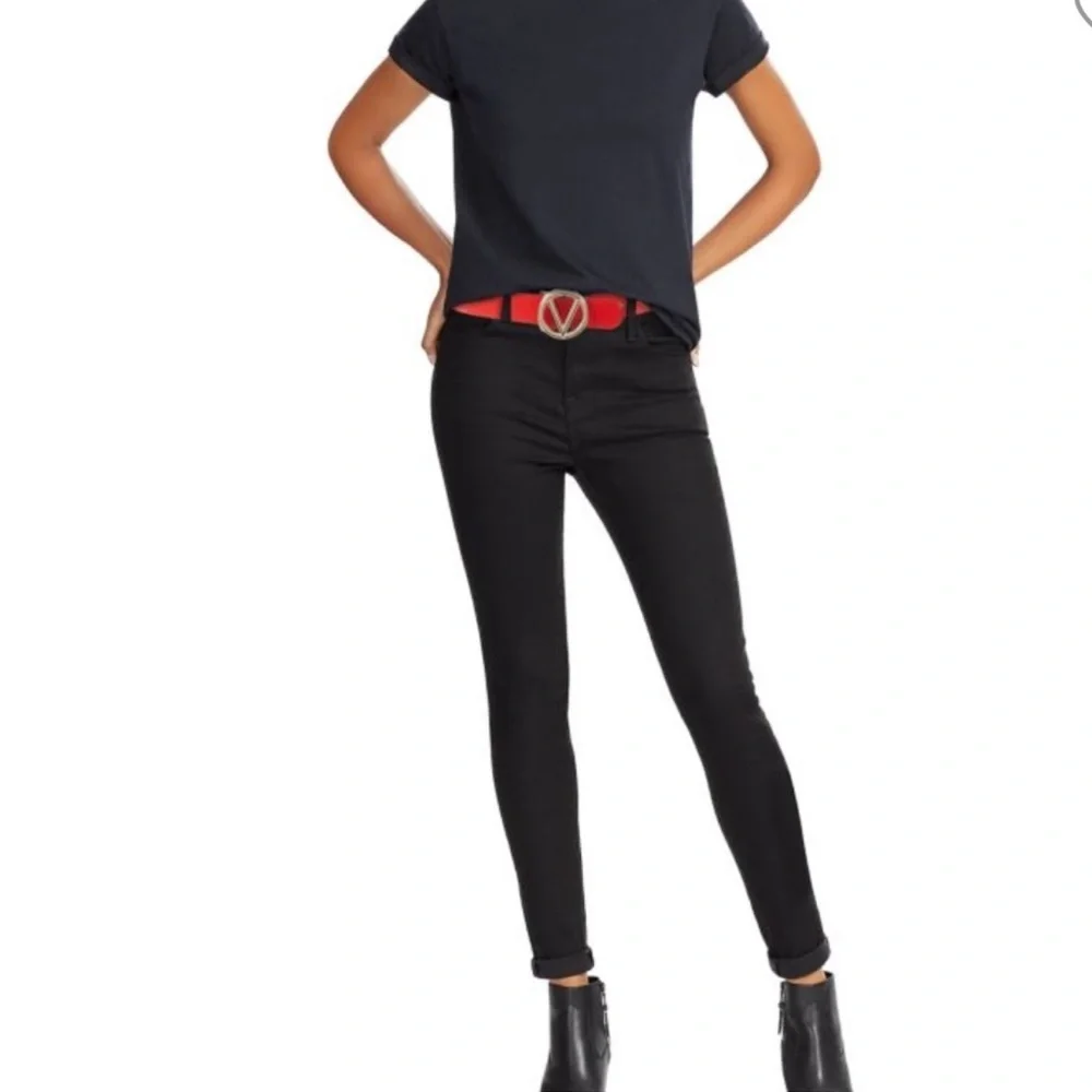 NWT VALENTINO RED LEATHER BELT XS